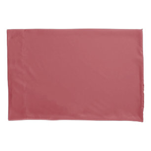 Heavy Scarlet Red / Moody Crimson Solid Colour Pillowcase