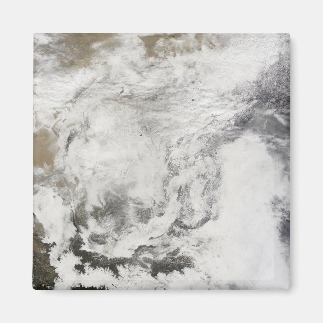 Heavy snowfall in China Magnet (Front)