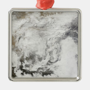 Heavy snowfall in China Metal Ornament