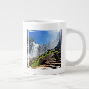 Heavy Spray from Vernal   Yosemite National Park Large Coffee Mug
