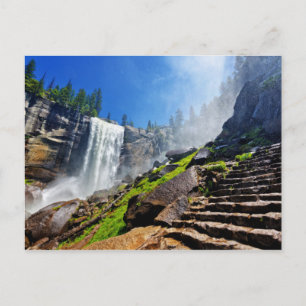 Heavy Spray from Vernal   Yosemite National Park Postcard