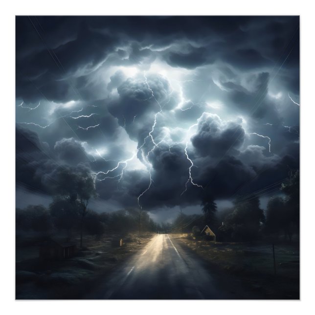 Heavy Storm Photo Print (Front)