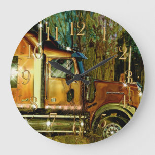 Heavy Transport Lorry Truck-lovers Art Wall Clock