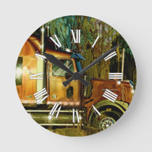 Heavy Transport Lorry Truck-lovers Art Wall Clock