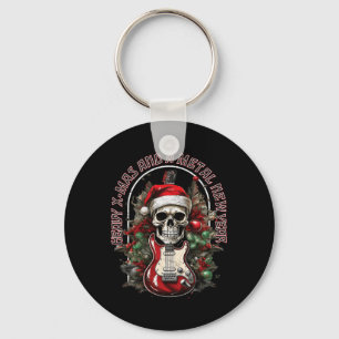 Heavy X-mas And A Metal New Year! Christmas Is Goi Key Ring