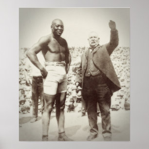 HEAVYWEIGHT CHAMPION JACK JOHNSON 1908 - 1915 POSTER
