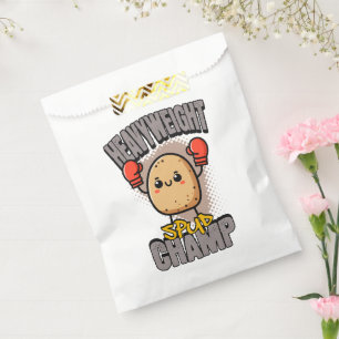 Heavyweight Spud Champ Boxing Potato Favour Bag