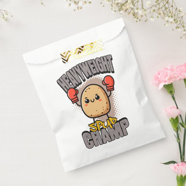 Heavyweight Spud Champ Boxing Potato  Favour Bag (Sealed)
