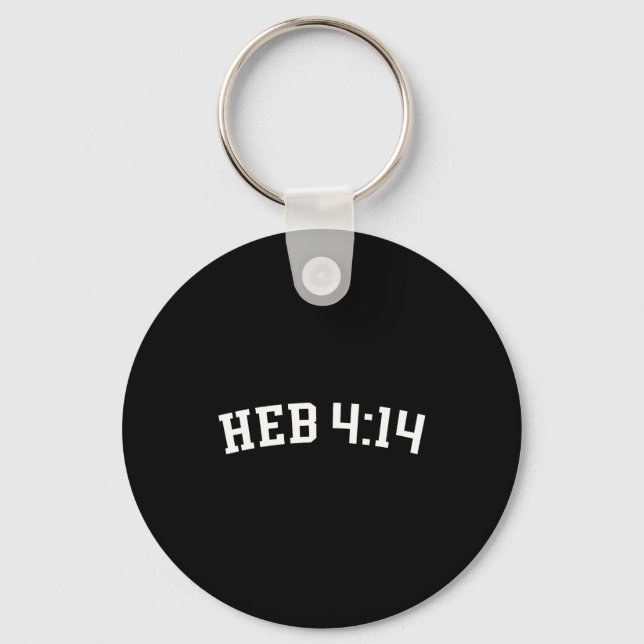 Heb 4_14  key ring (Front)