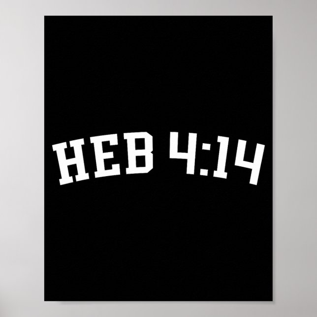 Heb 4_14  poster (Front)