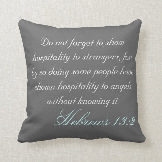 Hebrew 13:2 cushion