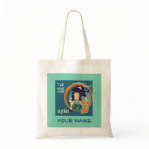 Hebrew Aleph Bet Tote Bag