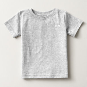 Hebrew Aleph Tav White Baby T-Shirt