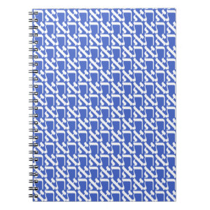 Hebrew Aleph Tav White Notebook
