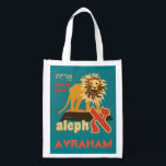 Hebrew Alephbet ReUsable Grocery Tote-Add Name Reusable Grocery Bag<br><div class="desc">Hebrew Alephbet ReUsable Grocery Tote-Add Name. Save the planet. Holds up to 50 lbs. Add your own name or just have the art. Great for carrying your school supplies or cute birthday gift bag.</div>