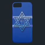 Hebrew Chai Jewish Star Of David iPhone 8/7 Case<br><div class="desc">Jewish Star Of David Hebrew Chai</div>