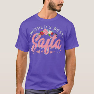 Hebrew Grandma T Worlds Best Safta T-Shirt