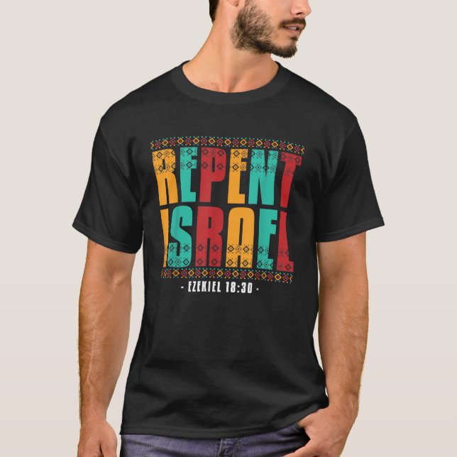 Hebrew Israelite Clothing for Women Judah Repent I T-Shirt (Front)