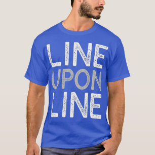 Hebrew Israelite  Line Upon Line T-Shirt