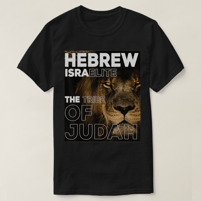 Hebrew Israelite The Tribe of Judah T-Shirt (Design Front)