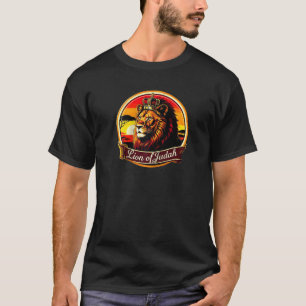 Hebrew Israelite YHWH Lion of Judah Yahweh Rastafa T-Shirt