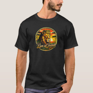 Hebrew Israelite YHWH Lion of Judah Yahweh Rastafa T-Shirt