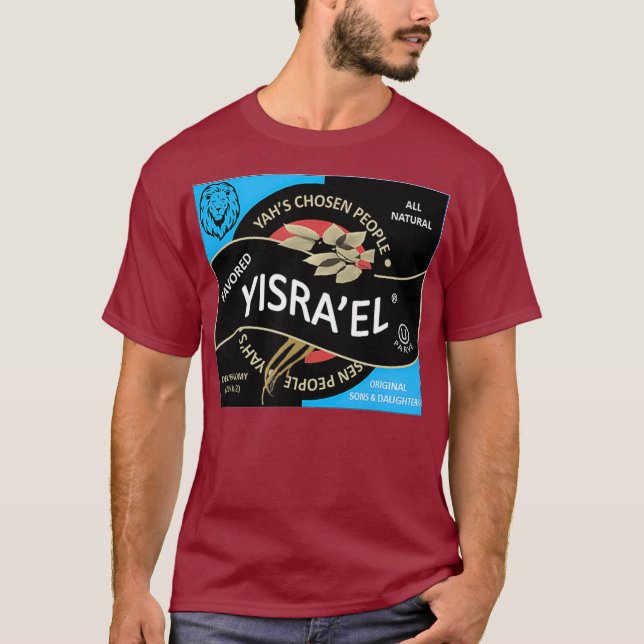 Hebrew Israelite  Yisrael Culture Funny Label T-Shirt (Front)