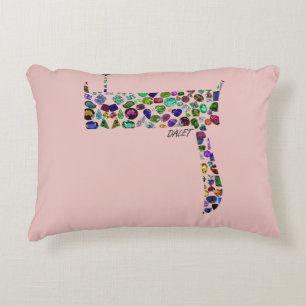Hebrew Letter Dalet Decorative Cushion