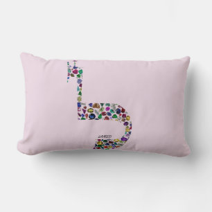 Hebrew Letter 'LAMED' Lumbar Cushion