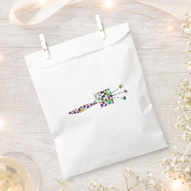 Hebrew Letter ZAIN Favour Bag (Clipped)
