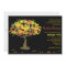 HEBREW LETTERS TREE Bar Mitzvah Invitation Invite
