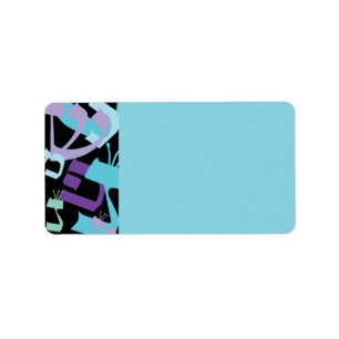 HEBREW LETTERS TREE Print Your Own Label