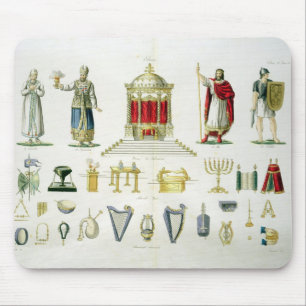 Hebrew Levi, Priest, King and Soldier with Sacred Mouse Pad