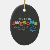 Hebrew School Teacher Appreciation Day, Awesome