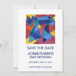 Hebrew Word Chai – Life Save The Date<br><div class="desc">Just right for so many Jewish occasions—bar and bat mitzvahs,  weddings,  anniversaries,  synagogue events—the Hebrew word "chai" is painted in beautiful colours.</div>