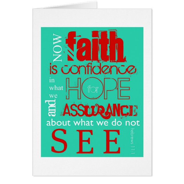 Hebrews 11:1 (Front)