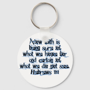 Hebrews 11:1 key ring