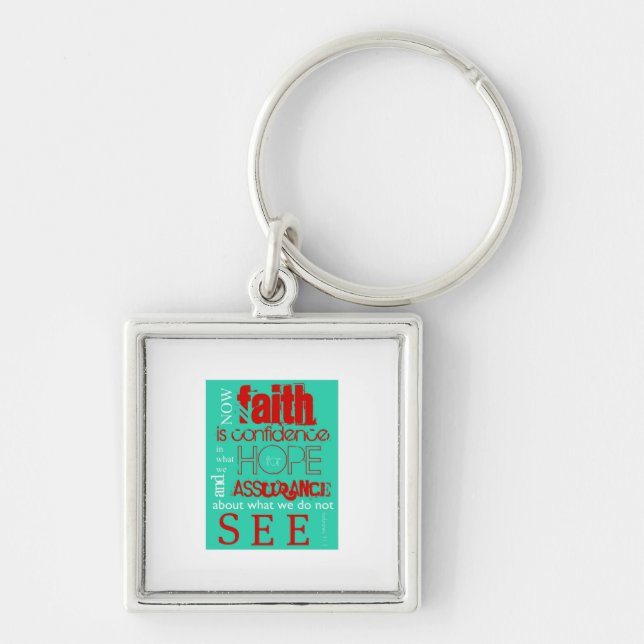 Hebrews 11:1 key ring (Front)