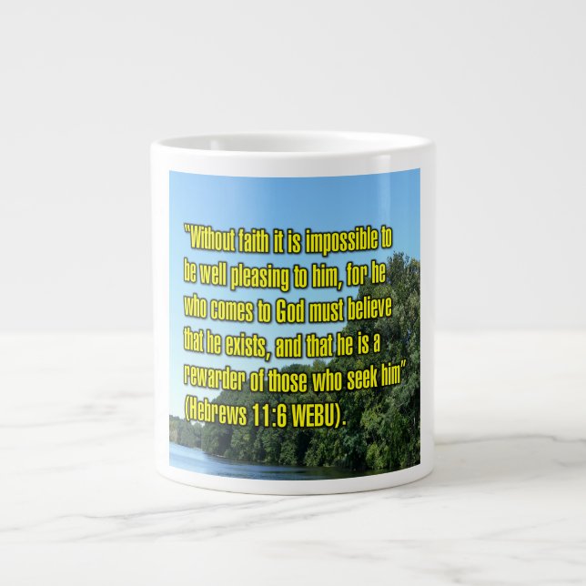 Hebrews 11:6 WEBU Mug (Front)