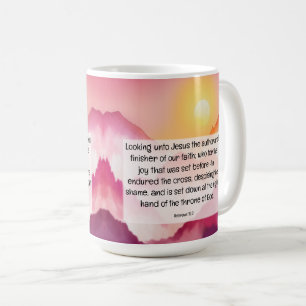 Hebrews 12:2 coffee mug