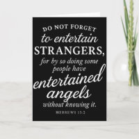 Hebrews 13_2 Bible Verse Entertained Angels Faith