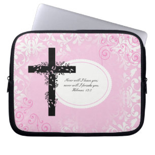 Hebrews 13:5 Laptop or Netbook Carrier Sleeve