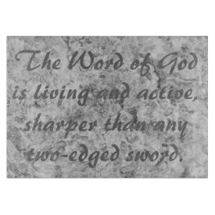 Hebrews 4:12 Cutting Board