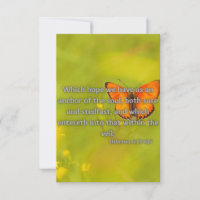 Hebrews 6:19 KJV Bible Scripture Pic Greeting Card