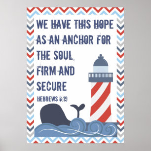 Hebrews 6:19 Large Poster