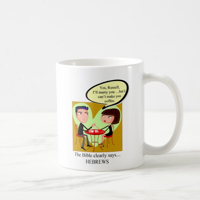 HEBREWSRUSSELL COFFEE MUG (Right)