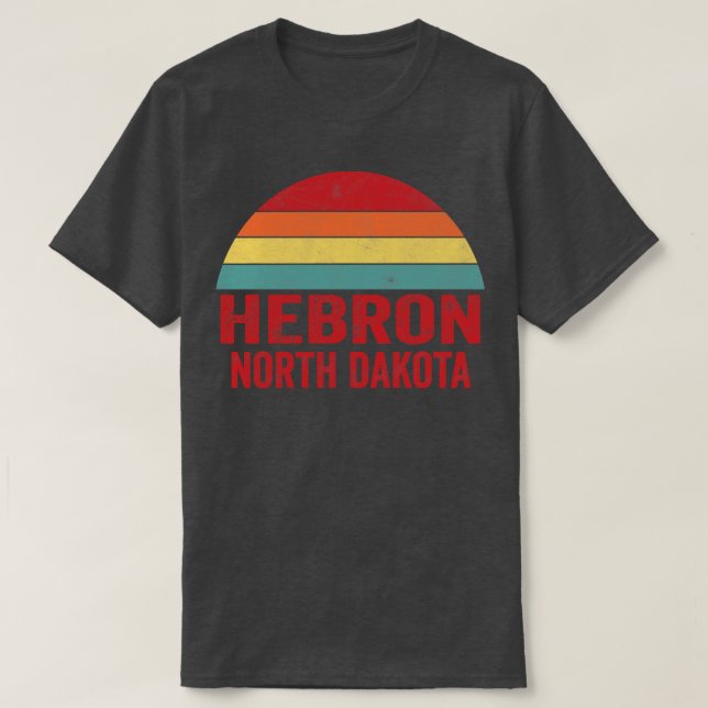 Hebron North Dakota T-Shirt (Design Front)