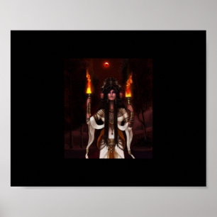 Hecate A Pagan underworld Goddess Poster