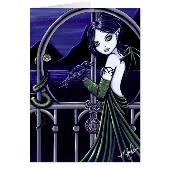 Hecate Goddes Underworld Fairy Card (Front)