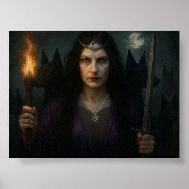 Hecate, Goddess of the Crossroads Poster (Front)